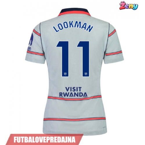 Lacne Ženy Futbalové dres Atletico Madrid Ademola Lookman #11 2026-27 Krátky Rukáv - Tretina